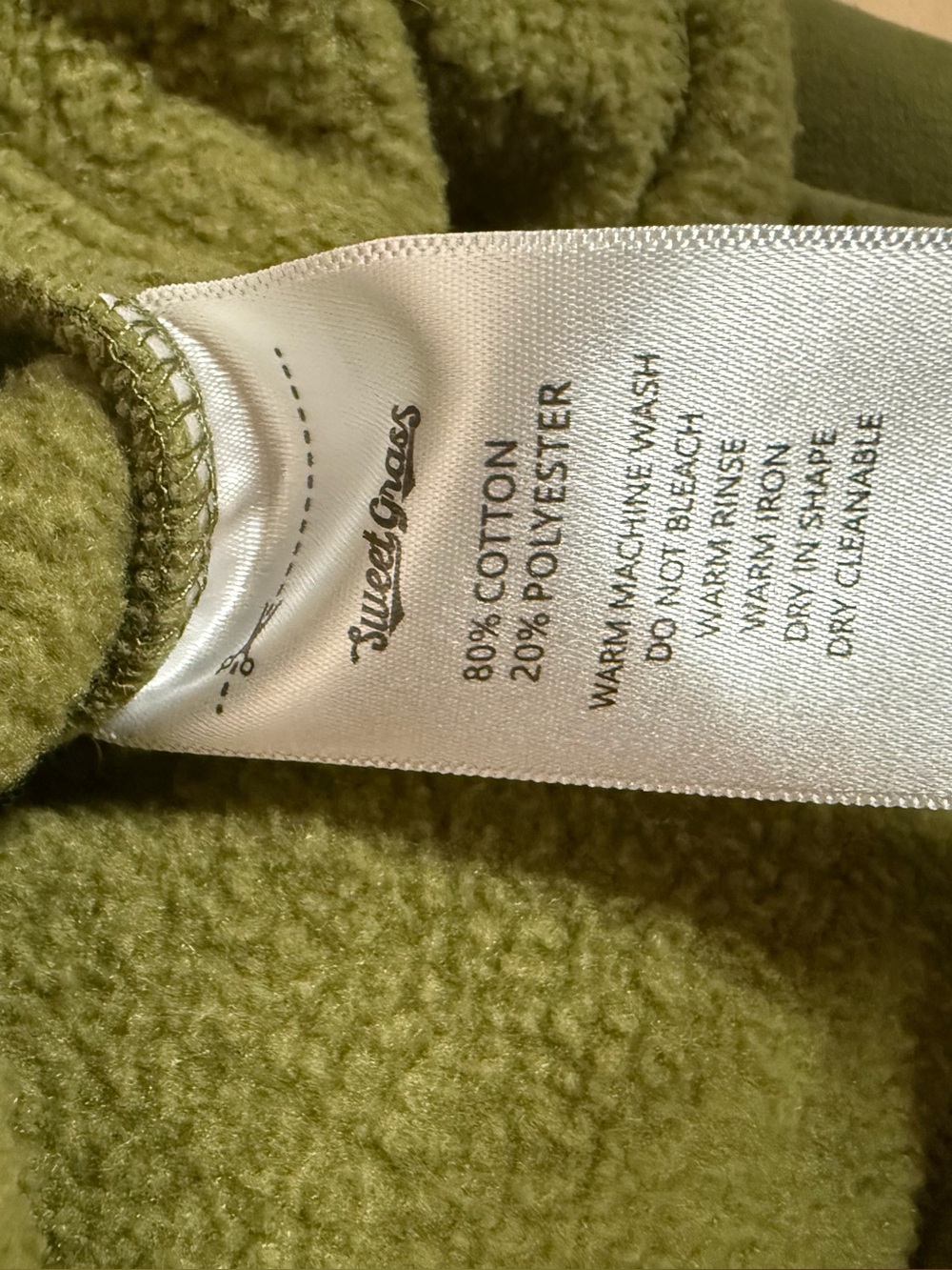 SweetGrass Clothing Olive Palmetto Rose Fleece Joggers XL - Picture 13 of 16